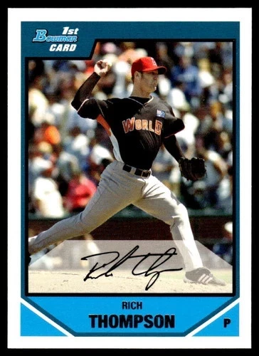 2007 Bowman Draft Draft Picks #BDPP78 Rich Thompson Rookie Los Angeles Angels - Image 1 of 1