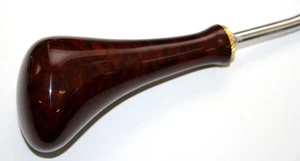 SCHALTKNAUF SCHALTHEBEL FÜR MERCEDES W107 AB 85 AUTOMATIK ECHTES WURZELHOLZ - Picture 1 of 1