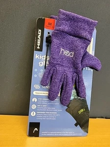 Head Kid's Touchscreen Gloves Purple SIZE Medium 6 - 10 Brand New Purple - Picture 1 of 7