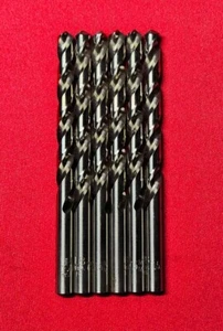 UB Jobber Length Drill Bits 7.5 mm HSS, Bright 4-13/32" OAL, USA Made - Lot of 6 - Picture 1 of 3