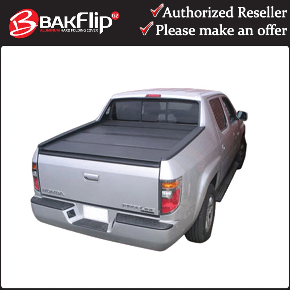 Capa Tonneau Dobrável Rígida BakFlip G2 para 2005-2016 Honda Ridgeline 5' Cama Curta - Imagem 1 de 4