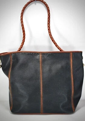 BOTTEGA VENETA Negro Marrón PVC Bolso de Mano Bolso de Hombro Foto 1 de 4