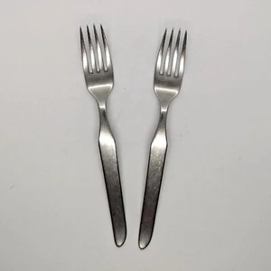 Lot of 2 ARMACK AMK1 Flatware Stainless Steel Germany 2 Dinner Forks Solingen - Picture 1 of 4