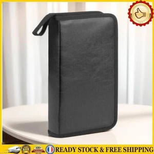 Double-side CD DVD Storage Sleeve Case 80pcs Capacity Wallet Album Carrying Case - Afbeelding 1 van 12