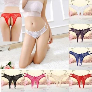 ☆USA☆ Sexy Mujeres Tanga de Encaje Tanga Bragas Lencería Ropa Interior Entrepierna T-back - Imagen 1 de 20