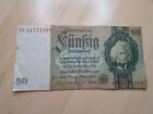 Bank in günstig Kaufen-50 Reichsmark Reichsbanknote Berlin 1933 Ww2 German Empire