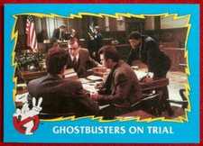 GHOSTBUSTERS II - Card #22 - GHOSTBUSTERS ON TRIAL - TOPPS 1989