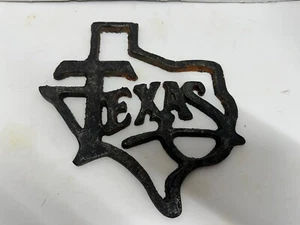 Einzigartiger Texas Gusseisen Deko Untersetzer/Wandbehang - Bild 1 von 3