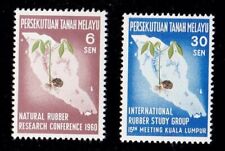 *FREE SHIP Malaya Natural Rubber Research Conference 1960 Malaysia (stamp) MNH