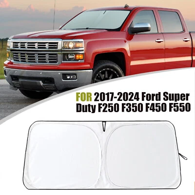Capa para pára-brisa dianteiro personalizada para 2017-2024 Ford Super Duty F250 F350 - Imagem 1 de 4