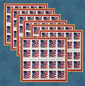 #3549 AMERICAN FLAG 34¢ UNITED WE STAND | 7 Sheets x 20 = 140 Stamps | FV$47.60 - Picture 1 of 3