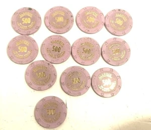 VINTAGE ALADDIN CASINO CHIP $500 TOURNAMENT NCV LAS VEGAS NV GAMBLE FUN GAME - Picture 1 of 3