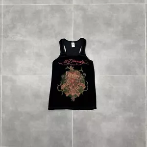 Ed Hardy by Christian Audigier Women Corduroy Tank Top Size L - Picture 1 of 14