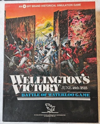 TSR SPI Wellington's Victory June 18th 1815 Battle of Waterloo Game 1983 Vintage - Image 1 of 4