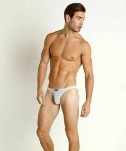 Private Structure Brief Desire sheer Glaze Bikini Briefs White 3571 66C - Picture 1 of 10