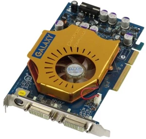 Video Cards Galaxy Nvidia Geforce 6600GT 128MB GDDR3 P218 128-bit AGP - Picture 1 of 2