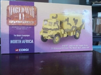 Corgi #CC60303 WWII, Bedford Qld Supply Truck 7th Armored Div, Desert Rats Libya - Image 1 of 4