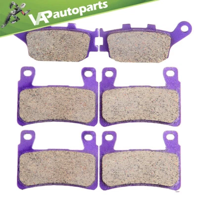 F+R Brake Pads For Honda CBR600F4 1999 2000 CBR600F4i 2001-2006 CBR600RR 2004 Foto 1 de 4