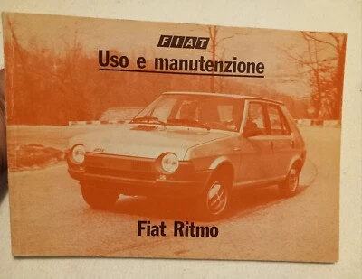 Libretto Uso e Manutenzione Fiat Ritmo - Immagine 1 di 4