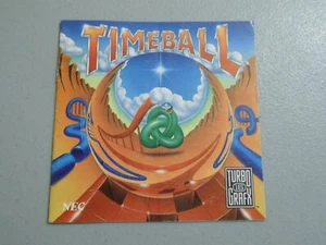 Timeball Manual Only, NO GAME! NO CASE! 100% Original, TurboGrafx-16 - Picture 1 of 8