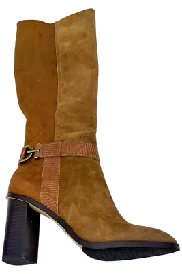 Bota Donald Pliner feminina Moriah infantil camurça selim - Imagem 1 de 2