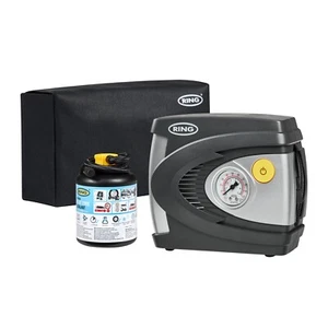 Flat Tyre Repair Kit - Sealant Fluid & Compressor Inflator Mobility Kit - RTK6 - Picture 1 of 5