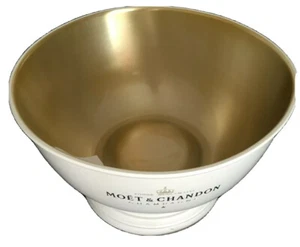 MOET CHANDON ICE IMPERIAL DOUBLE MAGNUM CHAMPAGNE BUCKET COOLER WHITE AND GOLD - Picture 1 of 9