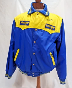 Dale Earnhardt Autographed Wrangler Jeans Jacket RARE Size XL - Picture 1 of 9