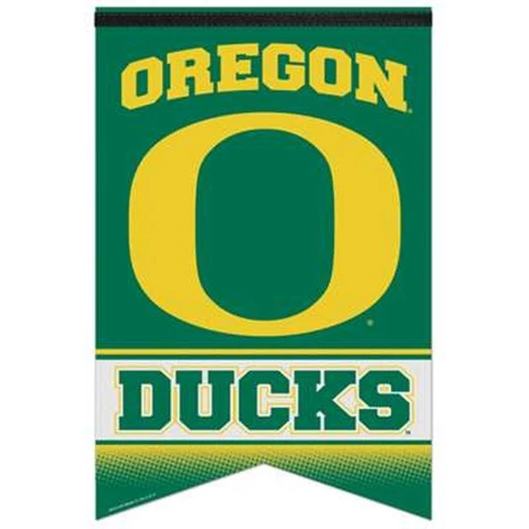 OREGON DUCKS 17" x 26" PREMIUM FELT INDOOR FLAG BANNER PENNANT FREE SHIP Cover