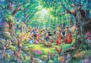 Rompecabezas Disney ""Filarmónica Forestal"" 1000 piezas Japón Tenyo D-1000-045 - Imagen 1 de 1