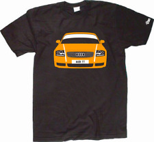 CUSTOM HTees T-shirt - TT Mk1, Pick car's colour & plate eg TT08AUDI or AUD1