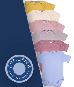 COSILANA  Body kurzarm Wolle/Seide/Baumwolle GOTS 50/56-98/104 - Bild 1 von 7