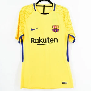 2017-18 Barcelona Player Issue Gk Shirt Yellow Nike *BNWT* L Jersey - Bild 1 von 2