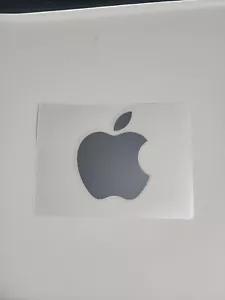 Authentic Apple Logo White Decal Genuine OEM iPhone MacBook - Bild 1 von 1