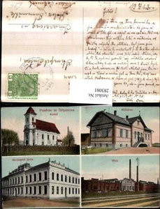 283081,Trhoveho Stepanova b. Benesov Kostel Kirche Mlekarna Hute Fabrik Mestansk - Picture 1 of 1