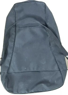 Triangle Shaped Carry Bag Case Black Vinyl 13" Top 21" Tall 7" Wide Bottom - Image 1 of 4