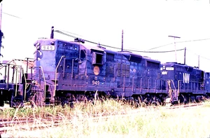 DUPLICATE KODACHROME SLIDE NORFOLK & WESTERN #949 HOUSTON, TX OCT. 7, 1978 - Picture 1 of 1