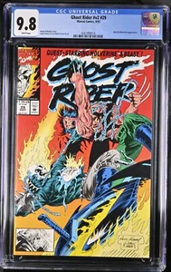 Cubierta de Wolverine Ghost Rider #29 CGC 9,8 (páginas blancas) - Imagen 1 de 2
