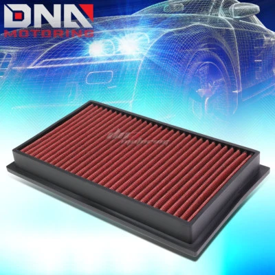 FOR NISSAN/INFINITI/SCION TC RED REPLACEMENT RACING DROP IN AIR FILTER PANEL - Image 1 of 4