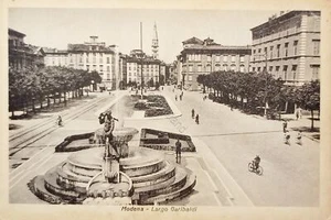 Cartolina - Modena - Largo Garibaldi - 1930 ca. - Imagen 1 de 1