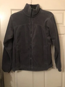 Columbia Womens Fleece Jacket Black Full Zip Up Size S - Picture 1 of 4