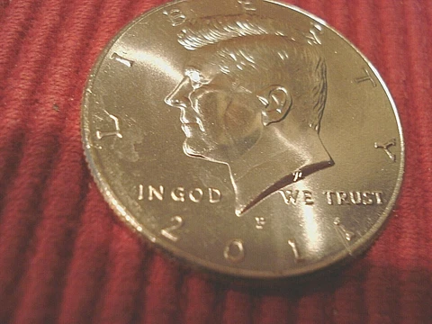 2011 P Kennedy BU Half Dollar From U.S. Mint Roll Cover