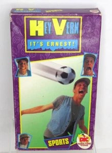 HEY VERN IT'S ERNEST SPORTS 1988 VHS Cassette TAPE JIM VARNEY Rare Out Of Print - Foto 1 di 7