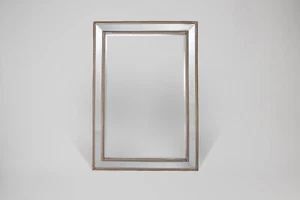 Timeless Beveled Champagne gold beaded wall mirror medium size - Picture 1 of 6