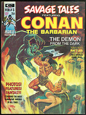 Savage Tales 3 Conan the Barbarian Magazine Barry Smith John Romita Maroto art