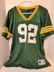 Vtg Green Bay Packers Reggie White #92 Wilson NFL Jersey Youth Size XL - 18/20 - Picture 1 of 8