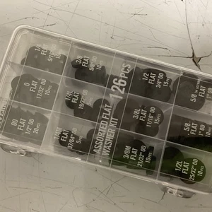 Everbilt Lavadora de Goma Plana y Biselada Pro Surtido Kit Lote 126 Piezas - Imagen 1 de 1