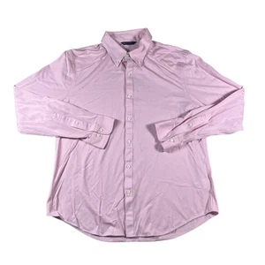 Brooks Brothers Supima Algodón Hombre Manga Larga Con Botones Talla XL Preppy Rosa - Imagen 1 de 6