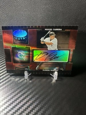 MIGUEL CABRERA Auto 2004 Hoja Certificada Cortes Tigres 47/50 SP Tigres Foto 1 de 2