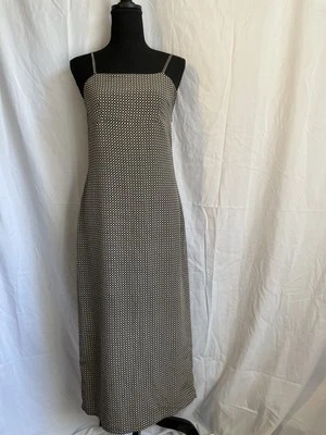 Antiguo Vestido Azul Marino Vintage Años 90’s Tirantes Preppy Vibes Largo Mujer’s 2 Primavera Verano Foto 1 de 4